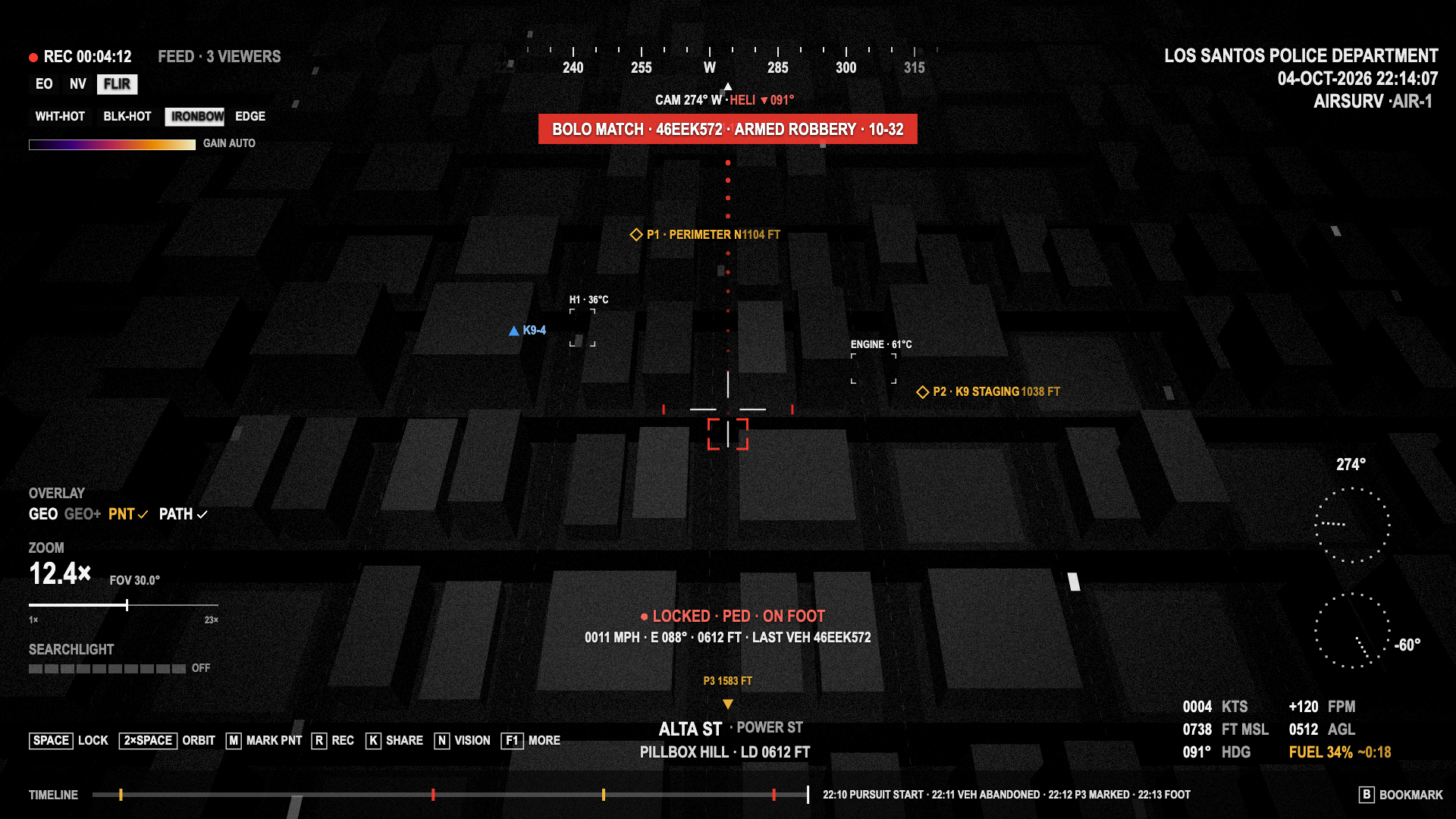 HUD v2 in FLIR mode